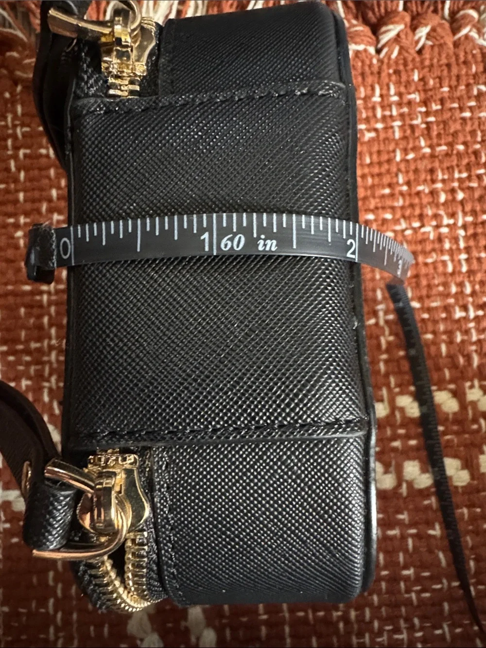 PRITE Black Square Pouch